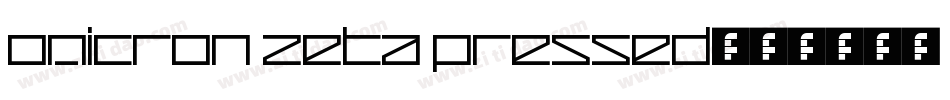 Omicron Zeta Pressed字体转换
